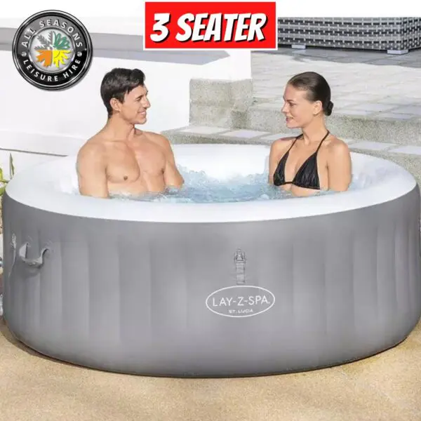 3 seater hot tub hire tuesday to wednesday hire