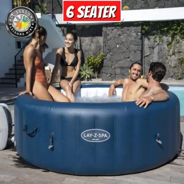 6 Seater Hot Tub Hire Tuesday To Wednesday Hire